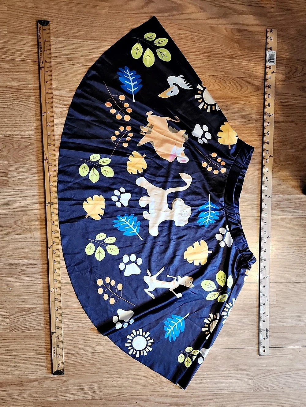 Women's Lion King Disney Floral Circle Skirt Size Large